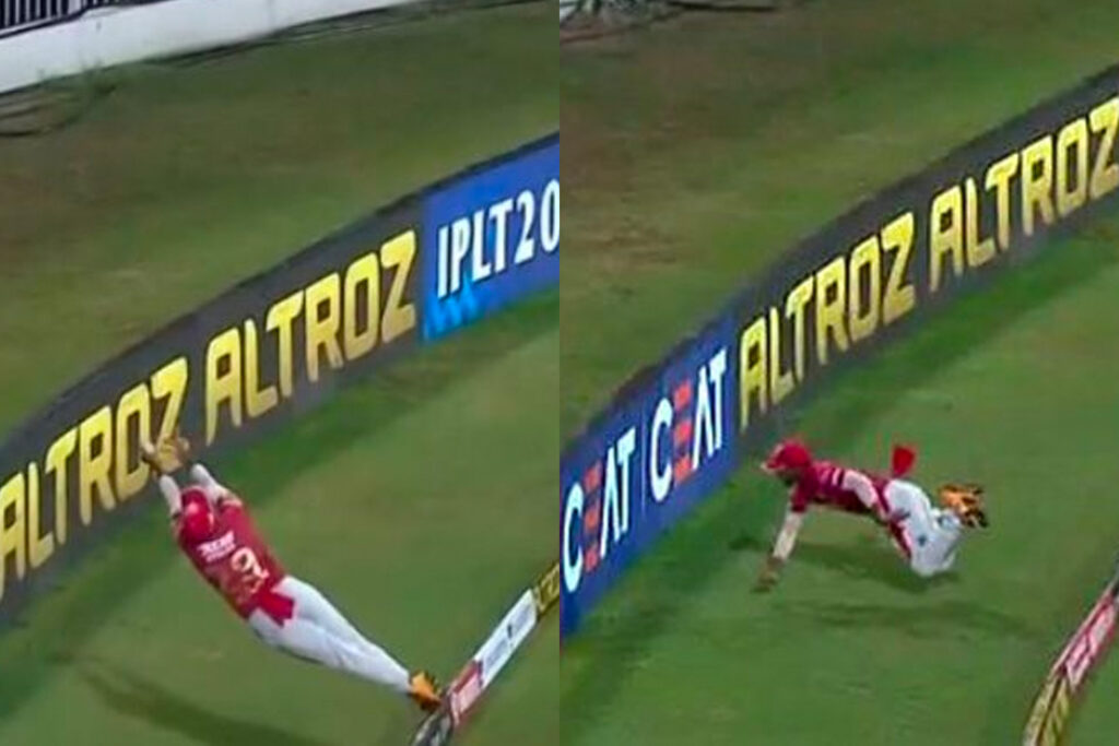 Nicholas Pooran catch