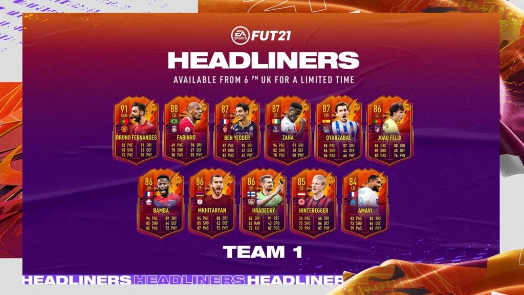 Headliners Promo Credit EA Sports