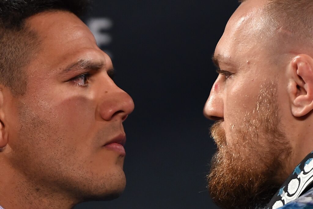 Rafael dos Anjos and Conor McGregor