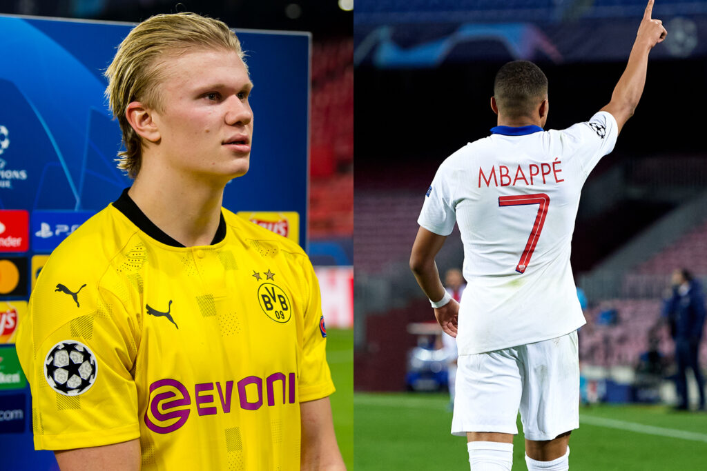 Haaland Mbappe