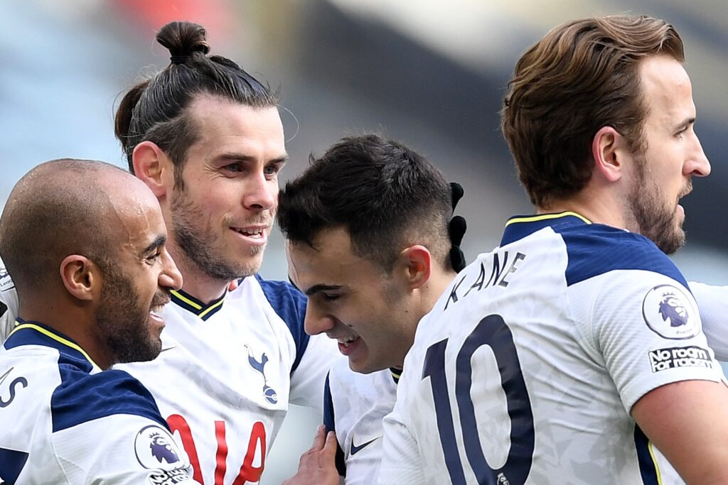 Gareth Bale, Lucas Moura, Sergio Reguilon & Harry Kane