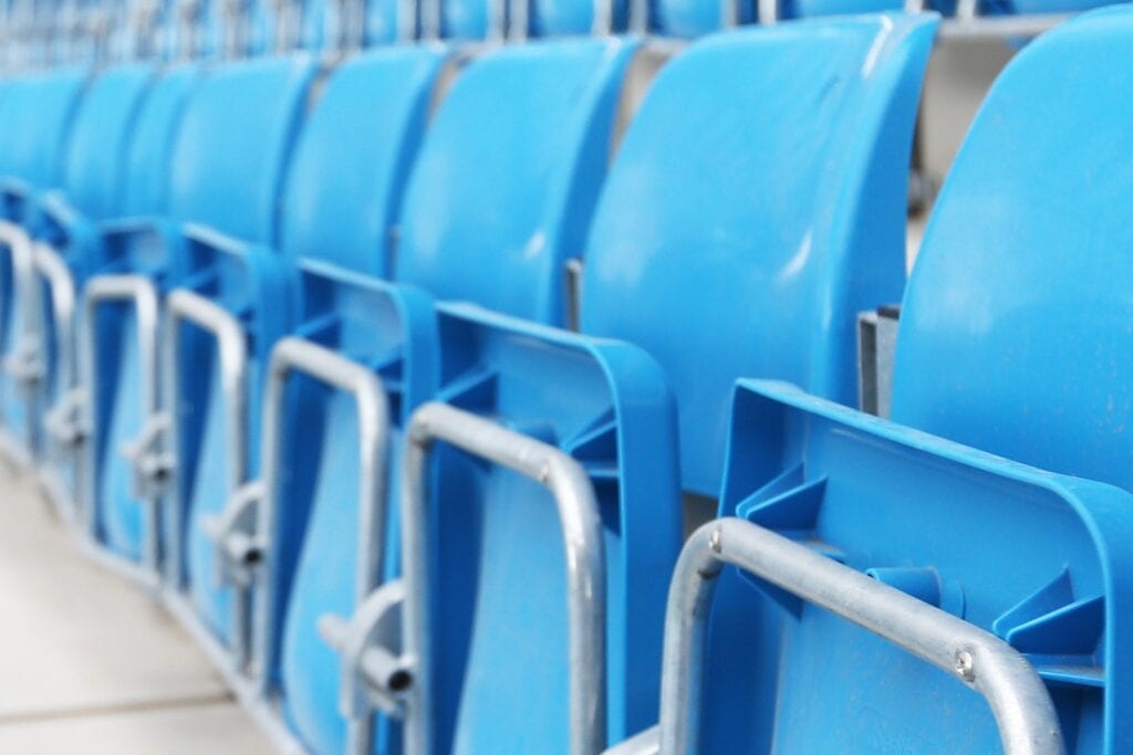 Manchester City's Etihad Stadium seats
