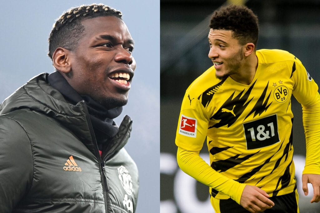 Pogba Sancho
