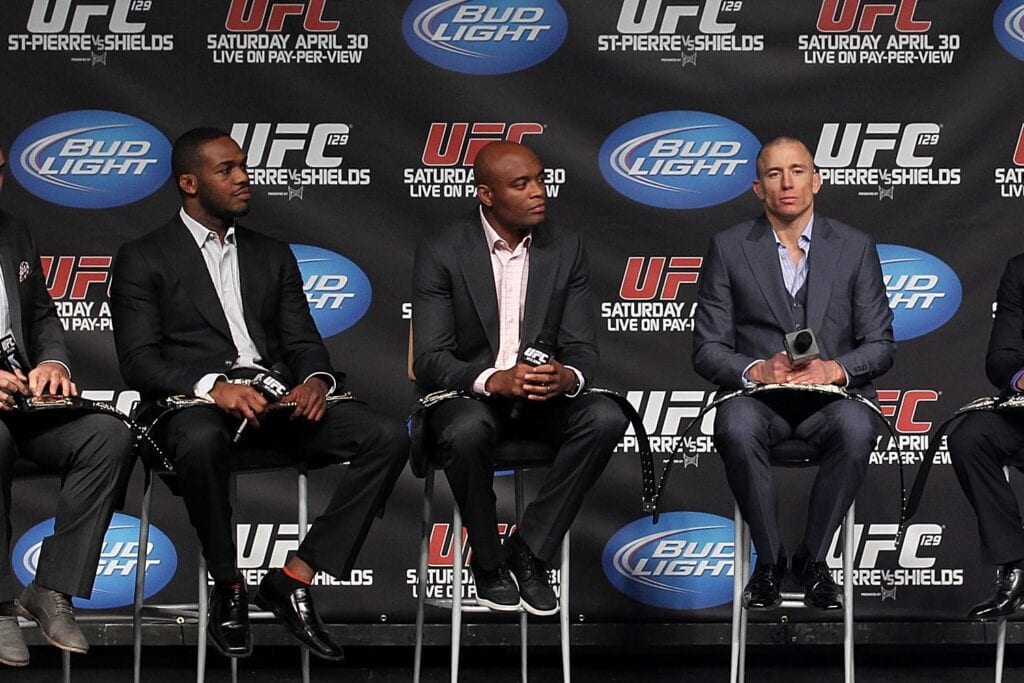 Jon Jones, Anderson Silva & Georges St-Pierre