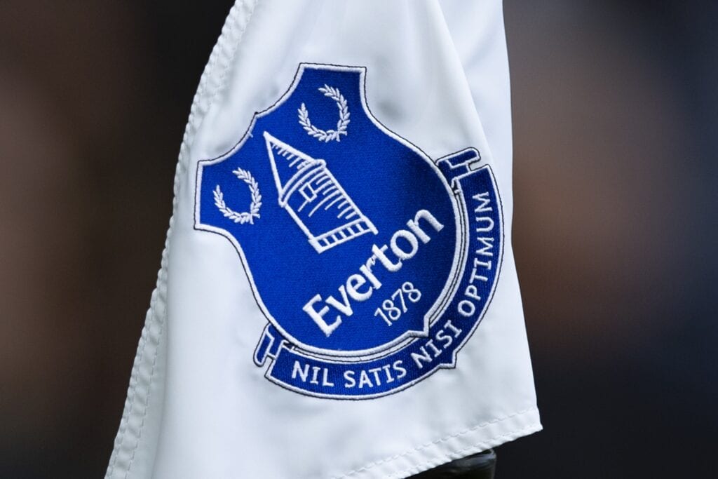 Everton's corner flag