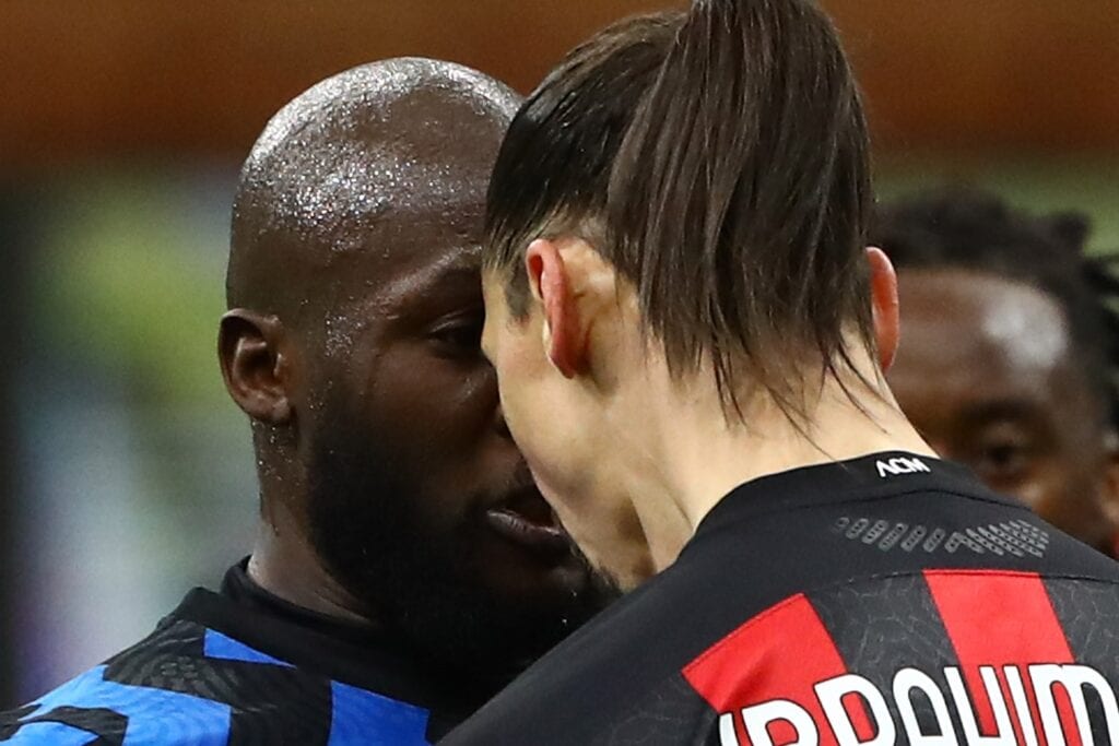 Romelu Lukaku and Zlatan Ibrahimovic