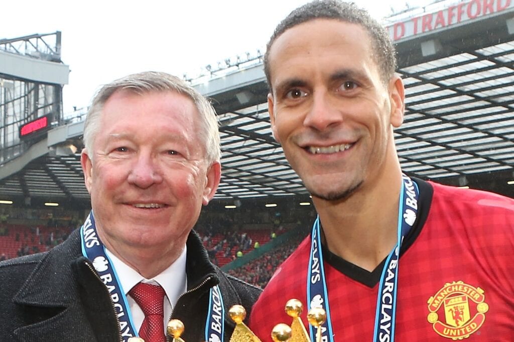Alex Ferguson and Rio Ferdinand