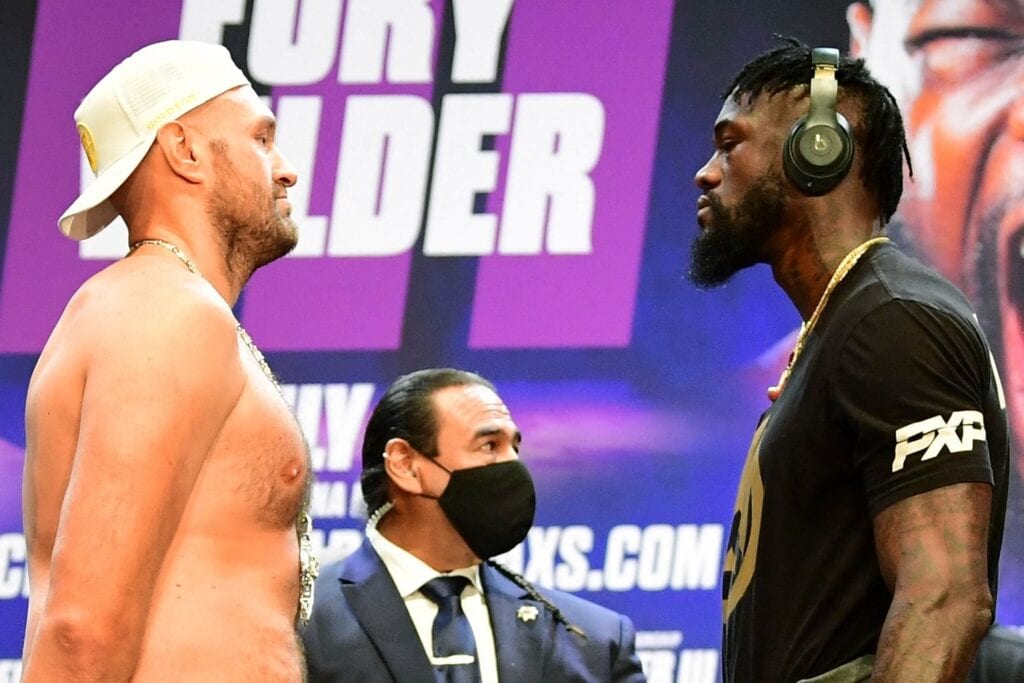 Tyson Fury and Deontay Wilder