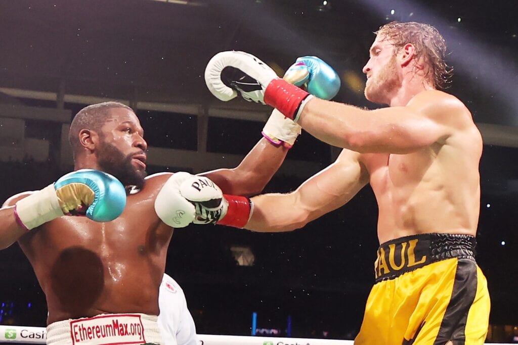Floyd Mayweather and Logan Paul