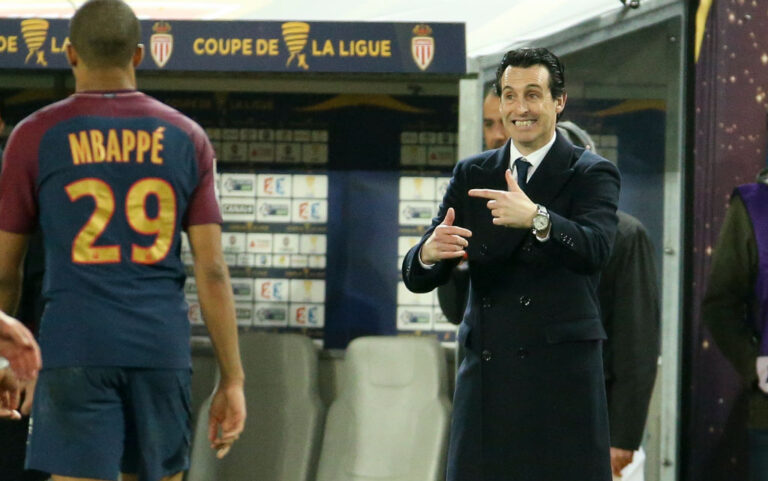 Unai Emery Kylian Mbappe