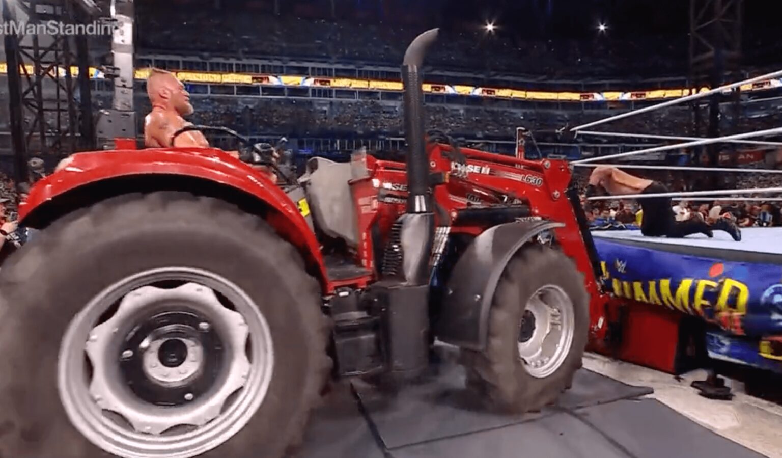 Brock Lesnar tractor