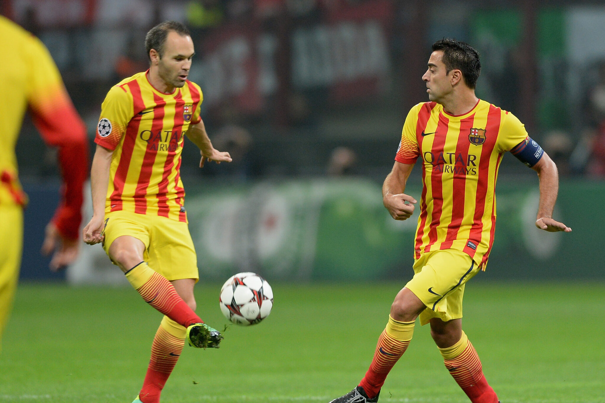 Poster MOTD - Milieu De Terrain Maestros - FC Barcelone - Xavi & Iniesta - Non Noté