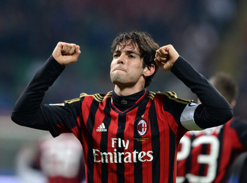 Kaka playing for AC Milan