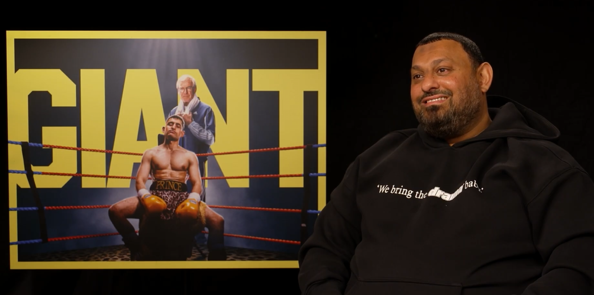 Prince Naseem Hamed during an interview