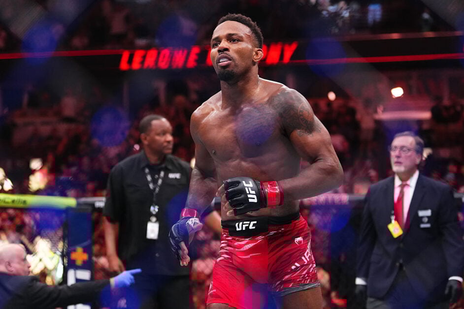 Lerone Murphy in the UFC octagon
