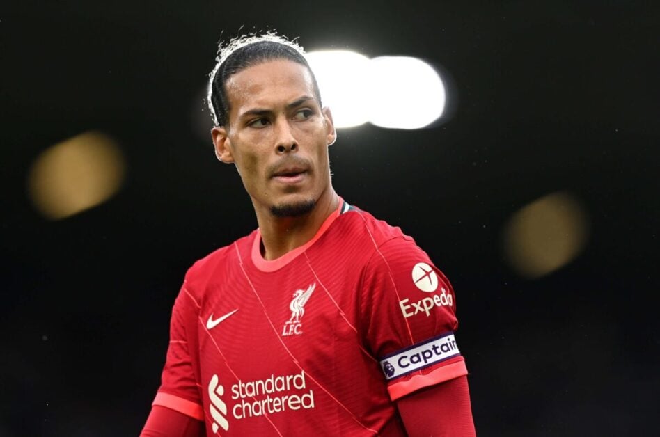 Virgil van Dijk playing for Liverpool