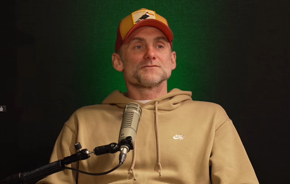 Rob Green during an episode of The Fozcast