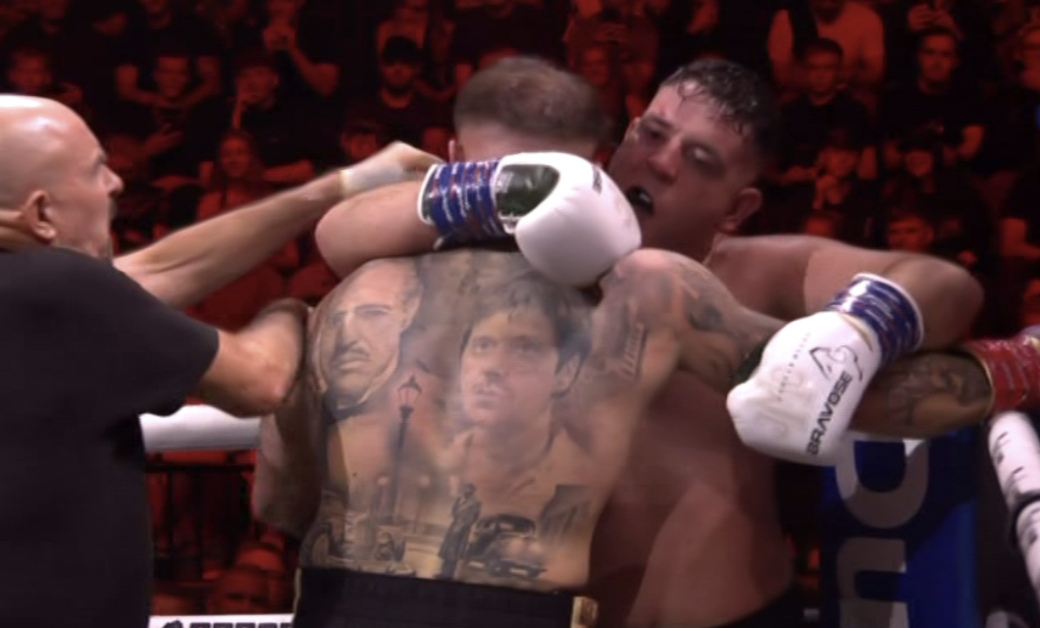 Jordan McCann fighting Ibiza Final Boss