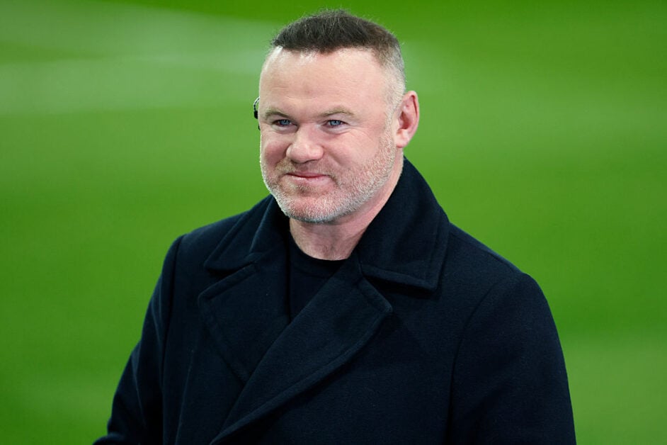 Wayne Rooney working as a pundit