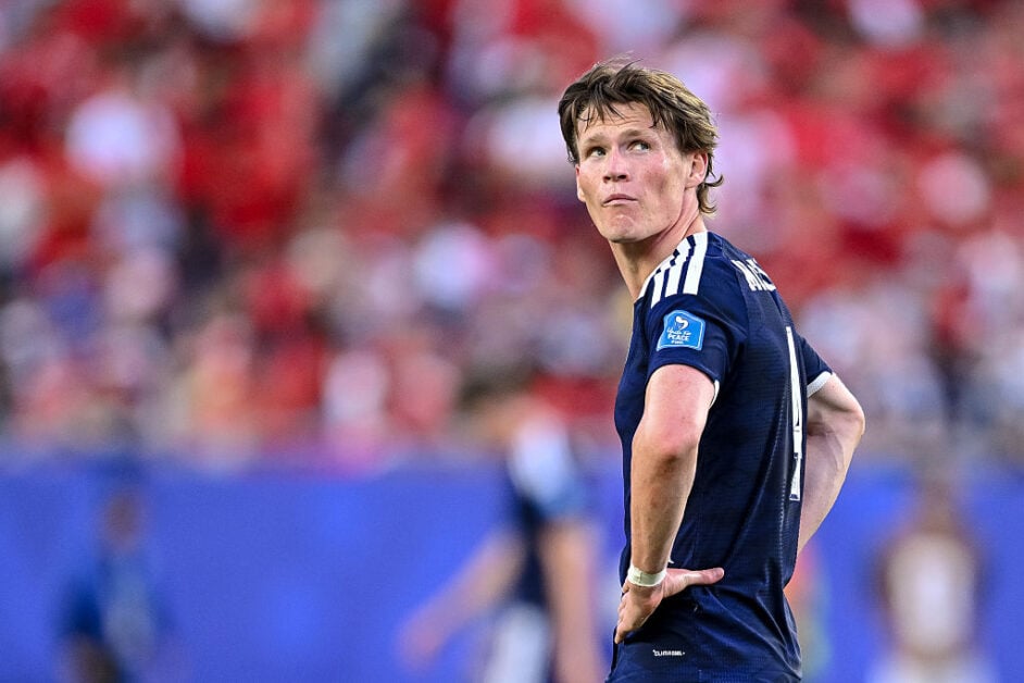 Scott McTominay during Scotland's World Cup match against Morocco