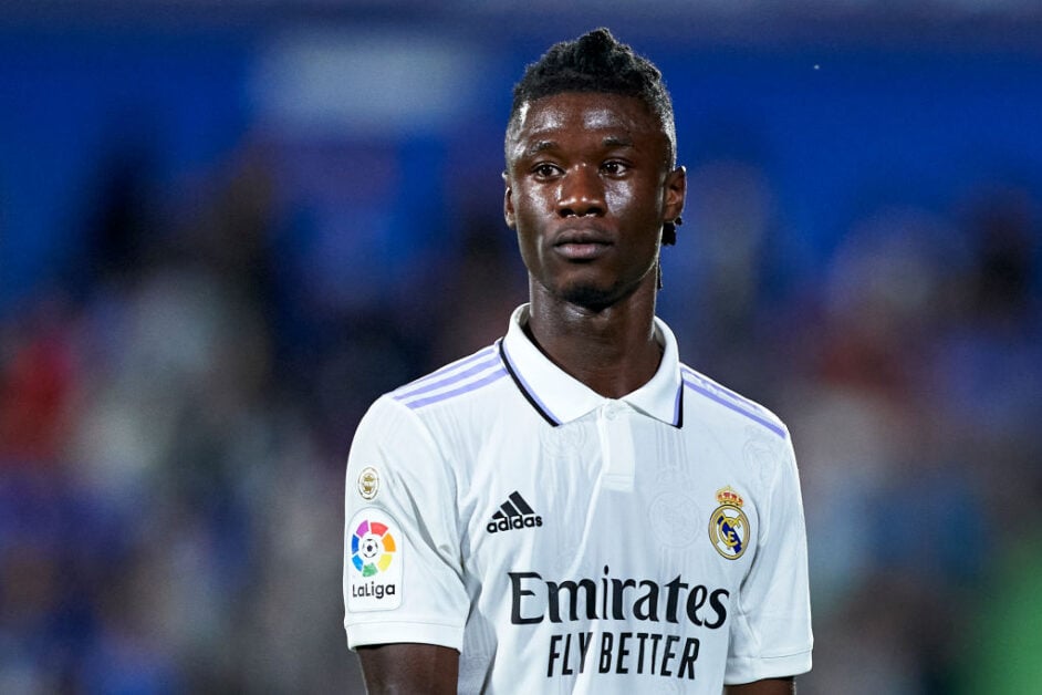 Eduardo Camavinga playing for Real Madrid