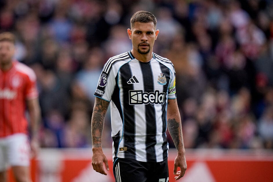 Bruno Guimaraes playing for Newcastle United