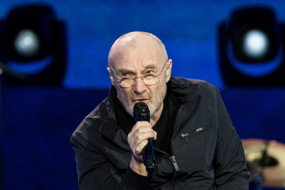 Phil Collins performing at Barclaycard British Summertime at Hyde Park