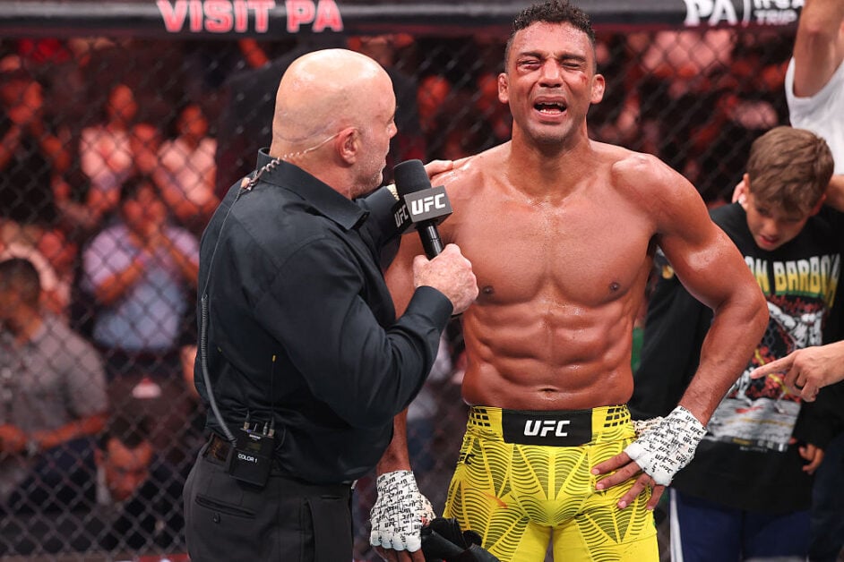 'Split wide open'... Edson Barboza left in tears after sustaining horror injury in final fight at UFC 330