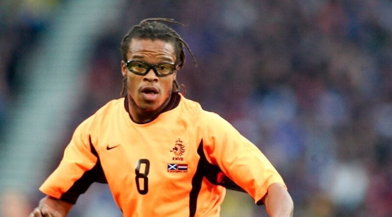 Edgar Davids playing for the Netherlands